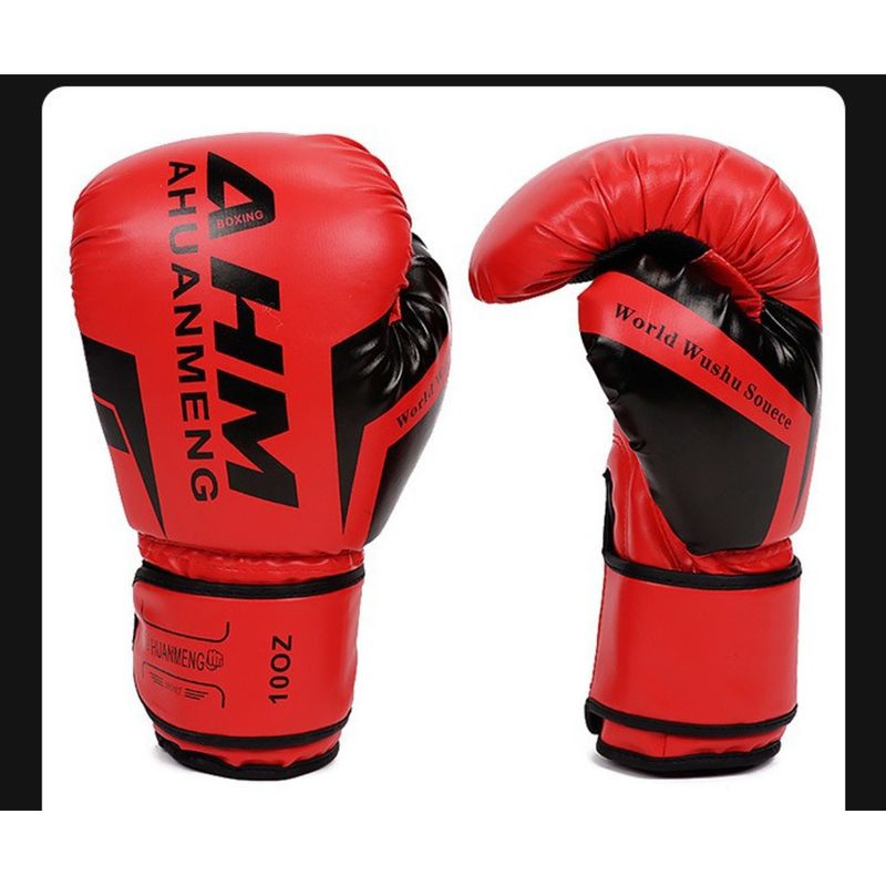 Sanda Taekwondo Training Combat Fighting Leather Punching Gloves For Adults And Children_voghion.com