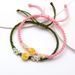 Sand gold new rose bracelet gold shop with transfer beads woven hand rope women's supply_voghion.com