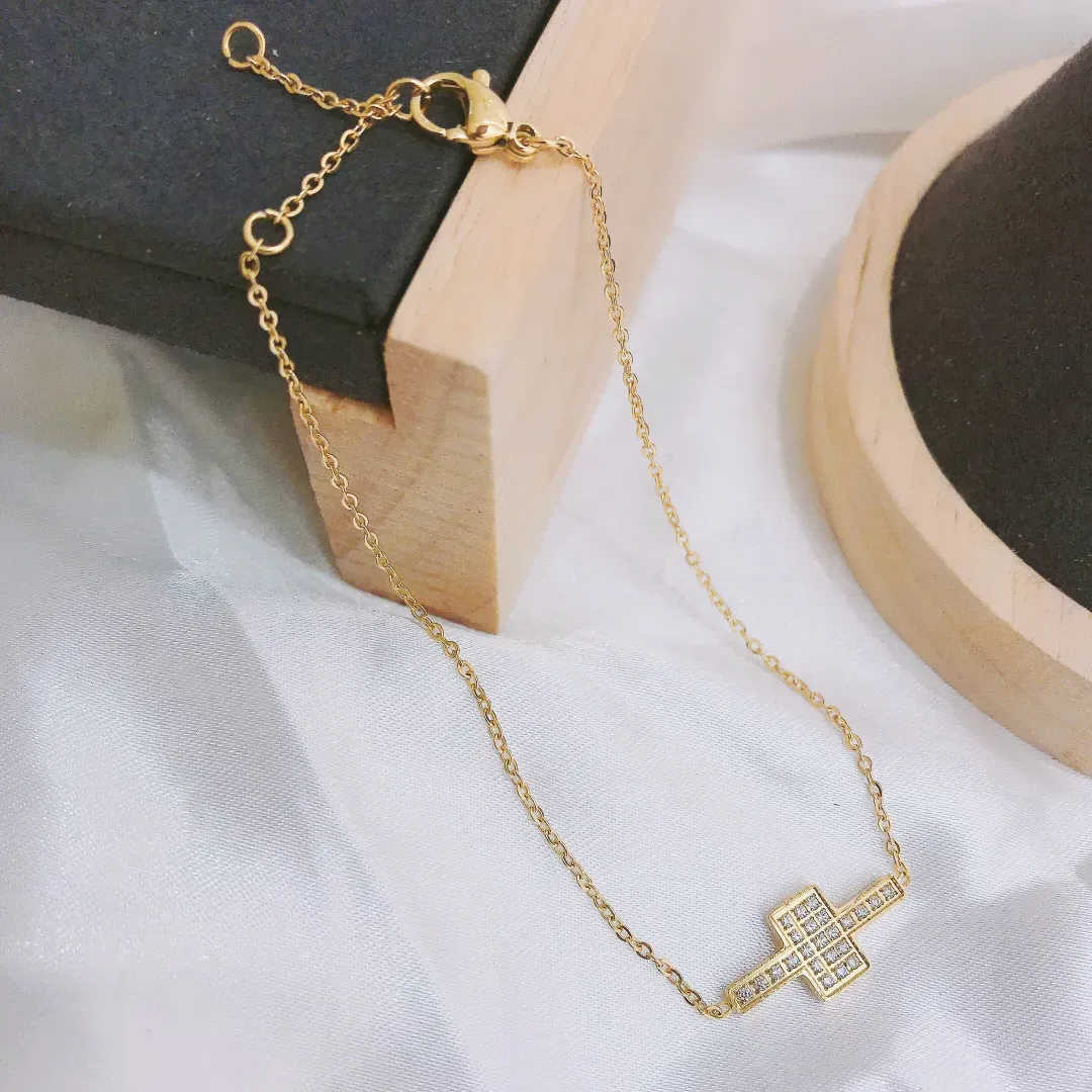 Designer-Anhänger für Damen, Diamant-Münze, Sommer-Edelstahlkette, Schmuck, modische Fußkettchen, Zubehör, Geschenk, 20–25 cm_voghion.com