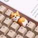 Corgi Butt Shiba Inu Peint à la main Créatif Personnalisé Et Mignon Trois Dimensions Nical Clavier Touches Key Cap Cadeau_voghion.com