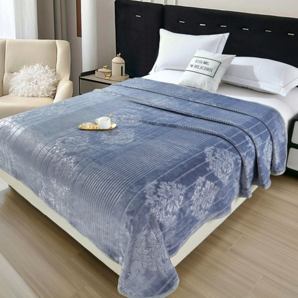 Wolken-Flanelldecke, warm, doppelseitig, Samt, für vier Jahreszeiten, Freizeitdecke_voghion.com