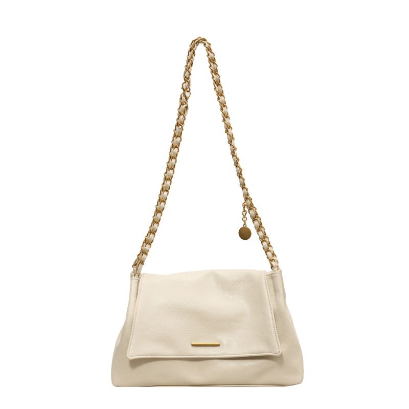 Damska modna i prosta torba o dużej pojemności dla kobiet, łańcuszek pod pachami, modna i uniwersalna torba na ramię_voghion.com