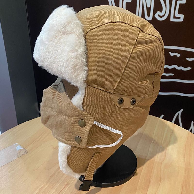 Pilot For Men And Women, Winter Thick Insulation, Ear Cycling, Skiing, Cold Wind Protection, Mask, Cotton Glasses, Lei_voghion.com