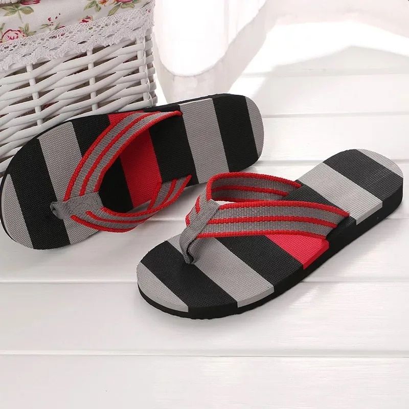 New Men's Slippers Men Summer Mixed Colors Sandals Male Slipper Indoor and Outdoor Flip Flops Casual Beach Shoes for Man_voghion.com