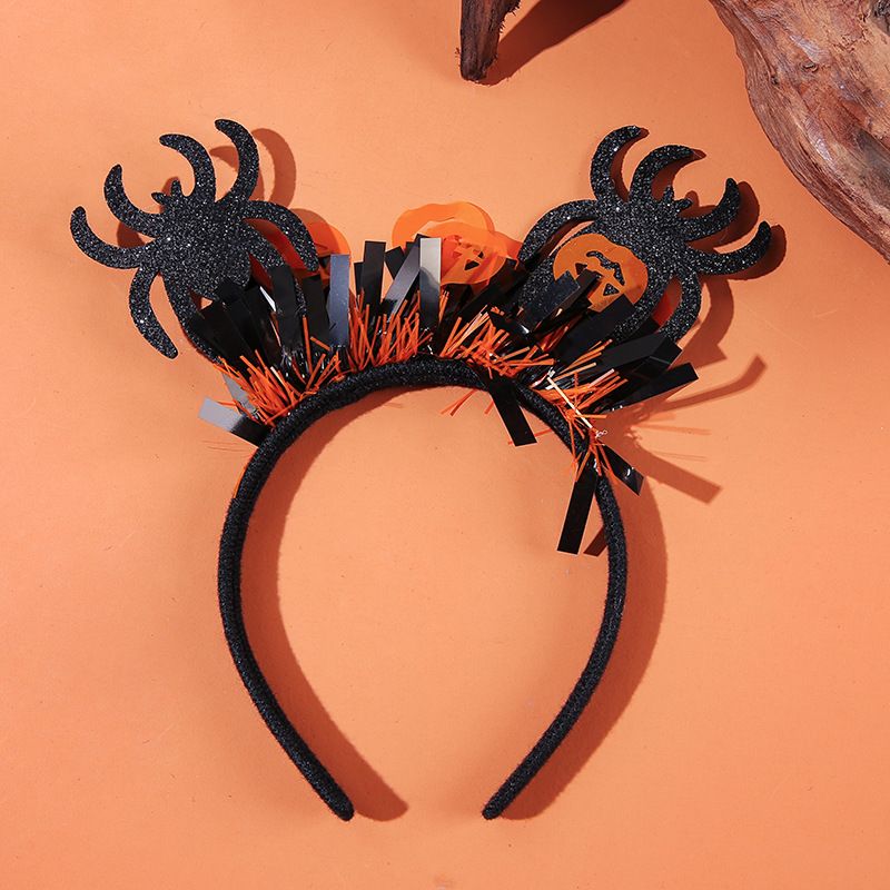 Cerchietto per capelli di Halloween a forma di pipistrello e ragno per donne e uomini - Accessori per capelli in stile gotico per feste di "dolcetto o scherzetto", cosplay e costumi._voghion.com