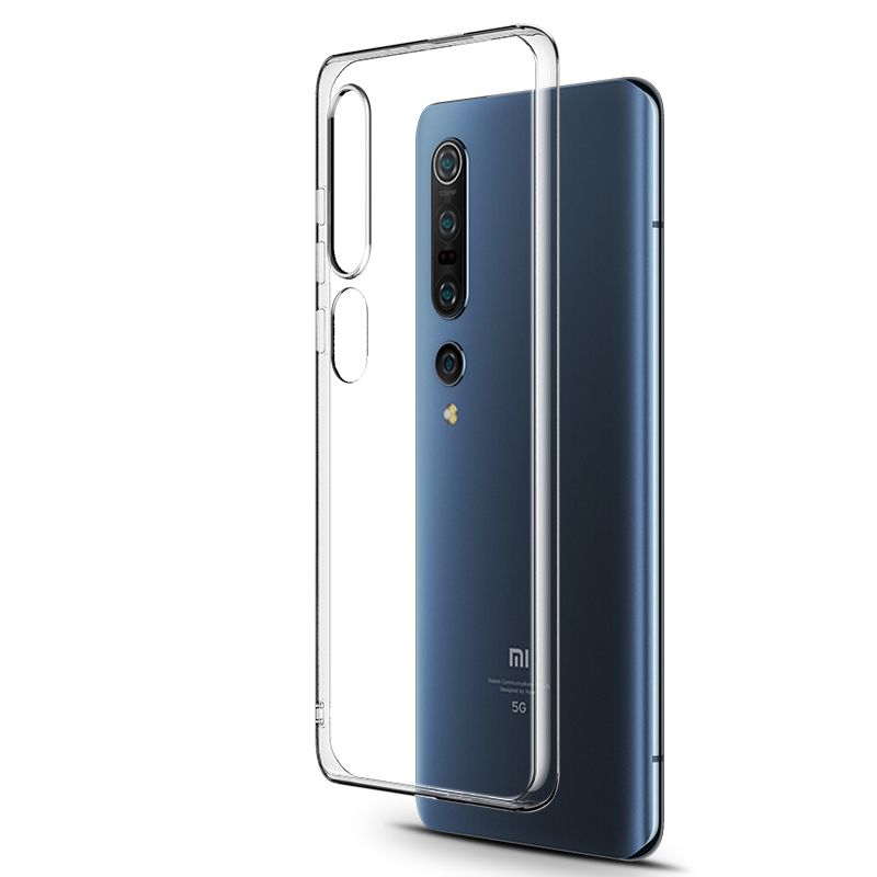 Custodia trasparente di lusso in silicone per Xiaomi Mi 11 10 Ultra 9 Pro A2 A3 Lite Custodia trasparente morbida a copertura totale per Poco F2 F3 M3_voghion.com