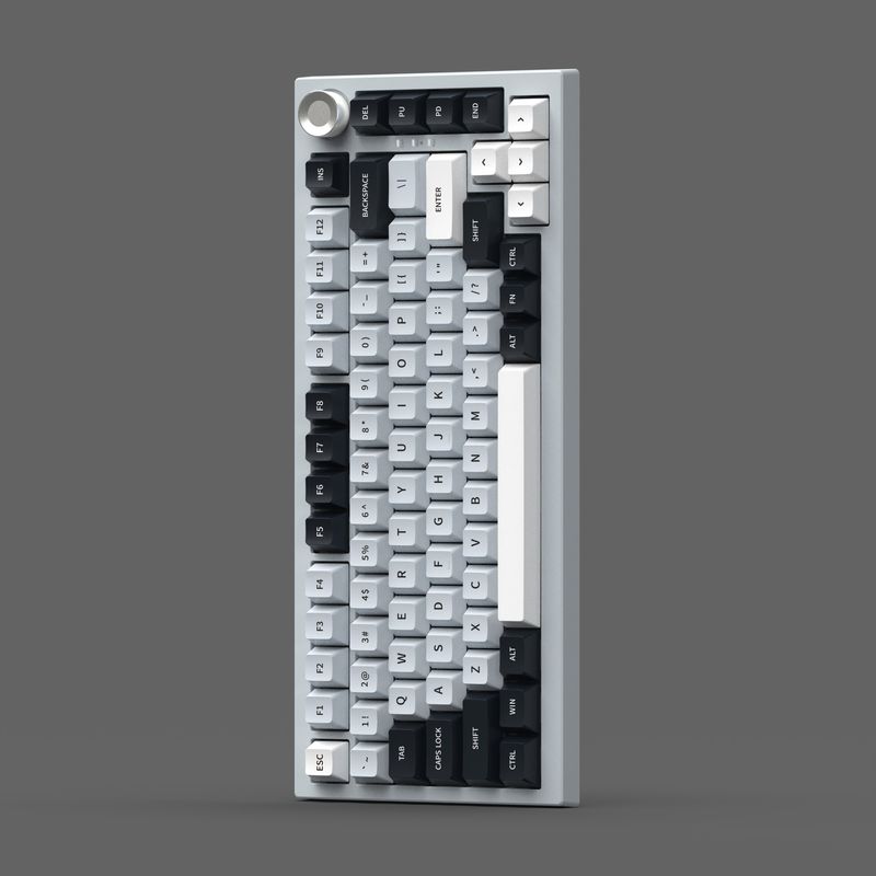 K75pro Customizable Three-mode Mechanical Keyboard Side-printed Wireless Bluetooth Office Gaming E-sports Dedicated_voghion.com
