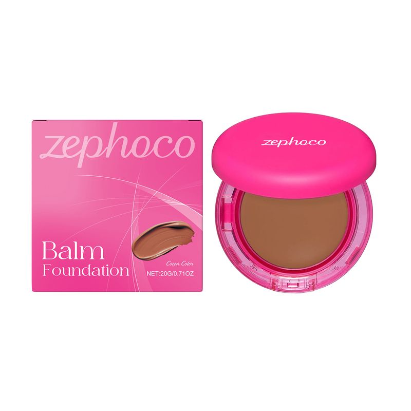 Zephoco Foundation Make-up Cream Is Light, Tight, Moisturizing And Moisturizing, Suitable For Concealer, Clear, Oily,_voghion.com