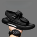 Sandals For Men Summer Wear Non-slip Wear-resistant Dual-use Driving Casual Sandals For Men Student Beach Shoes_voghion.com