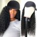 women's wig one piece hat hand wrapped tube wig foam wave curls spot_voghion.com