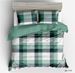 Vio Cross-border Home Textile Classico Plaid a Righe Digitale D Copripiumino Federa Copripiumino Tre Pezzi_voghion.com
