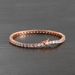 Rose Gold White Tennis 3mm 4mm 5mm Hip Hop Jewelry Copper Micro Inlaid Zirconia Bracelet For Women_voghion.com