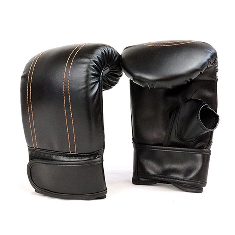 1 Pair Adults Women Men Sanda Unisex Bo Training Exercise Leather Gloves Sports Protection Mitts_voghion.com