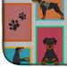 Lots of Doberman Pinscher Dish Drying Mat Absorbent Dish Drying Mat Pad for Kitchen Counter Dish Drainer Mat for Countertop, 14 x 21", Multicolor_voghion.com