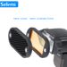 Filtri colorati Selens 7 Griglie a nido d'ape Sfera di luce Bounce Snoot Grip Modificatore di illuminazione con magnetico per flash_voghion.com
