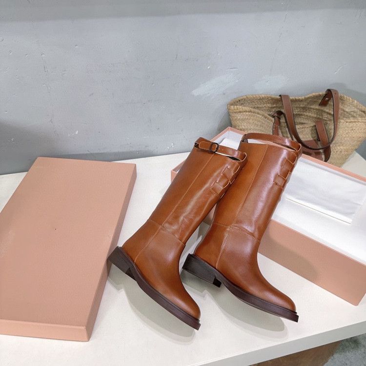 High End Quality Leather Hand Woven High 2024 New Early Autumn Women's Boots_voghion.com