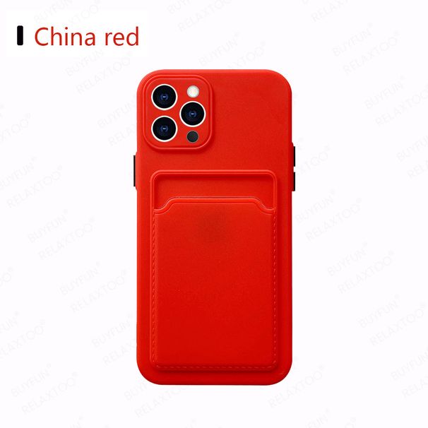 Luksus kortholder lommebokveske For iphone 12mini 12 pro max 11pro xr x xs max 8 7 plus se 2020 se2 12pro flytende silikondeksel_voghion.com