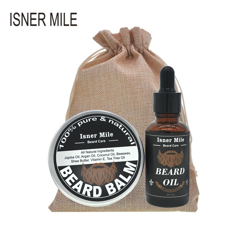 Kit Öl/Palmöl Bartcreme Gesichtspflege für Herren Zweiteiliges Set_voghion.com