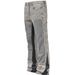 Pantalones vaqueros de trabajo de estilo europeo y americano para hombre, con parches elásticos y capas acampanadas._voghion.com