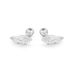 Orecchini a perno con chiusura a vite in argento sterling 925 A1327_voghion.com