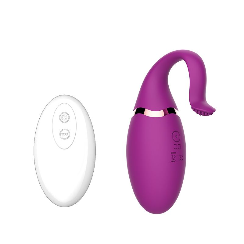Télécommande sans fil, œuf vibrant en silicone pour femme, chargement USB_voghion.com