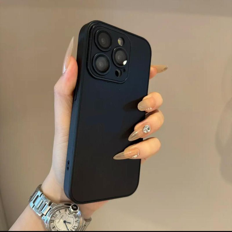 Comes With Lens Protector For 16Promax Classy Contrast Color Phone Iphone15pro All-Inclusive 14 Couple Minimalist_voghion.com