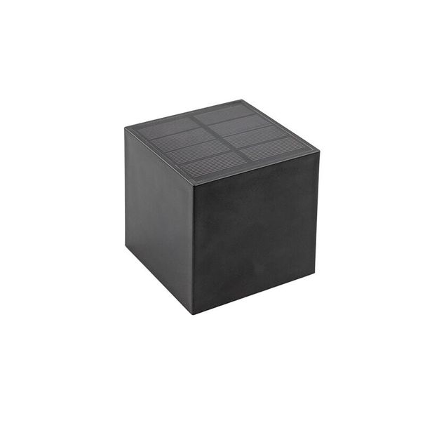 2PCS LED Solar Light Outdoor Garden Lampada da parete quadrata Sensore di luce solare IP65 Impermeabile Cortile Cortile Balcone Recinzione Decorazione Lampada LED Lampada solare_voghion.com