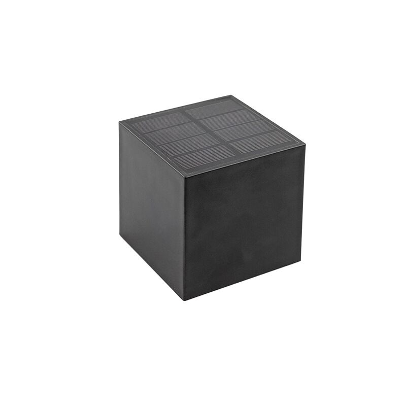2 STK LED Solar Light Utendørs Hage Firkantet Vegglampe Sollyssensor IP65 Vanntett Gårdsplass Hage Balkong Gjerde Dekorasjonslampe LED Solar Lampe_voghion.com