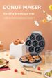 110V US Donut Maker - Round Pancake & Children's Cake Baking Machine For Breakfast, Electric Stand_voghion.com