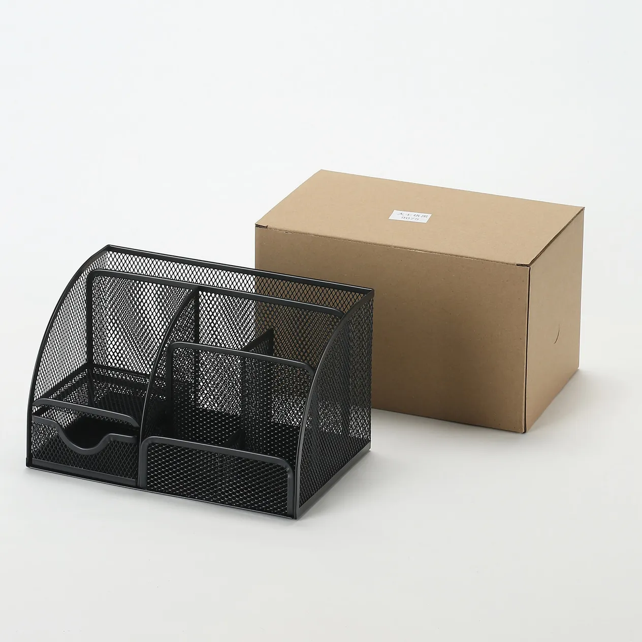 Porte-stylo en métal fournitures de bureau en gros multifonctionnel personnalité créative stylo baril combinaison papeterie bureau boîte de rangement creuse_voghion.com