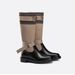 High Version D Family Knee High 2024 Autumn And Winter New Item Yi Mengling Same Embroidery Sole Thick Heel Boots_voghion.com
