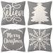 Christmas Pillow Cover Home Decoration Pillow Four Piece Set Living Room Sofa Cushion Cover Bedroom Pillow_voghion.com