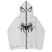 Diablo Y2K Spider Print Sweatshirt Herr- och Damtröjor Gotiska Harajuku Stor Storlek Lång Dragkedja Hoodie_voghion.com