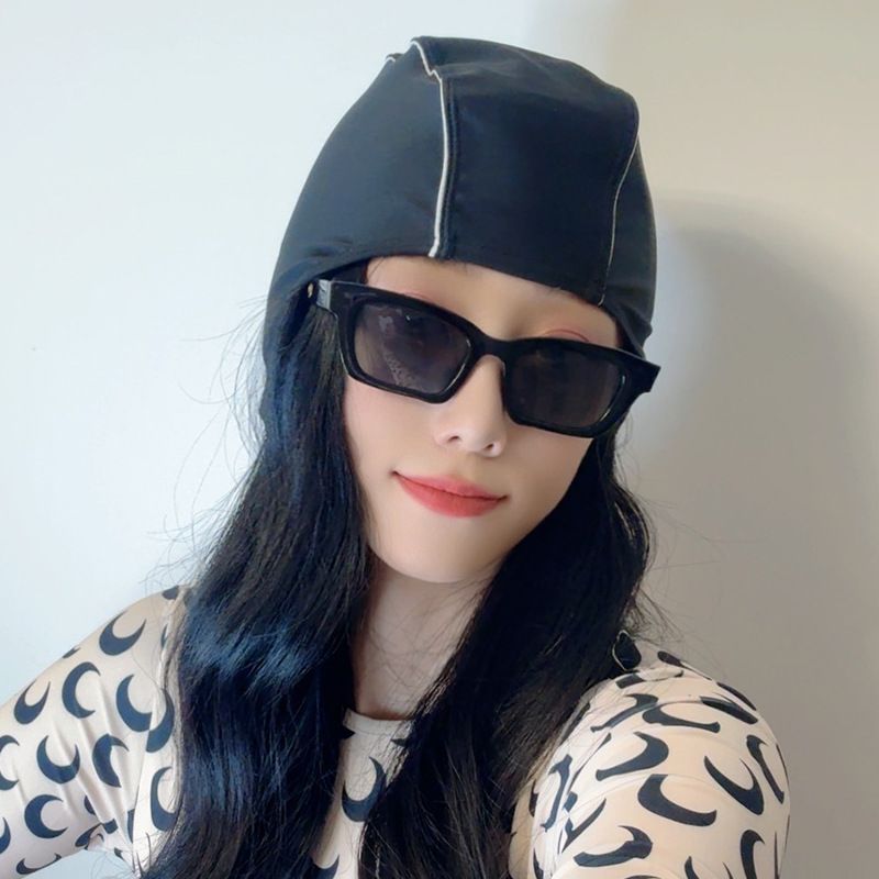 Nouveau bonnet de bain en tissu avec élasticité réglable, design de niche de style coréen, protection illimitée de la tête et des oreilles, natation_voghion.com