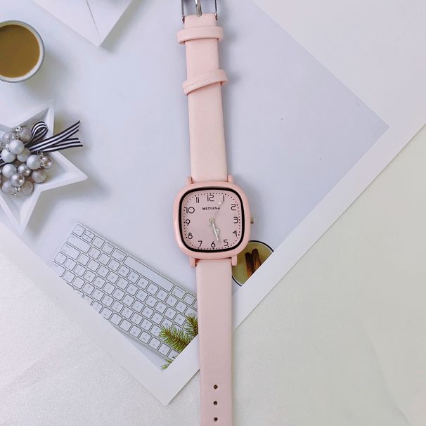 Orologio al quarzo per studenti, stile semplice, moda, temperamento freddo, design di nicchia per mamma e bambini_voghion.com