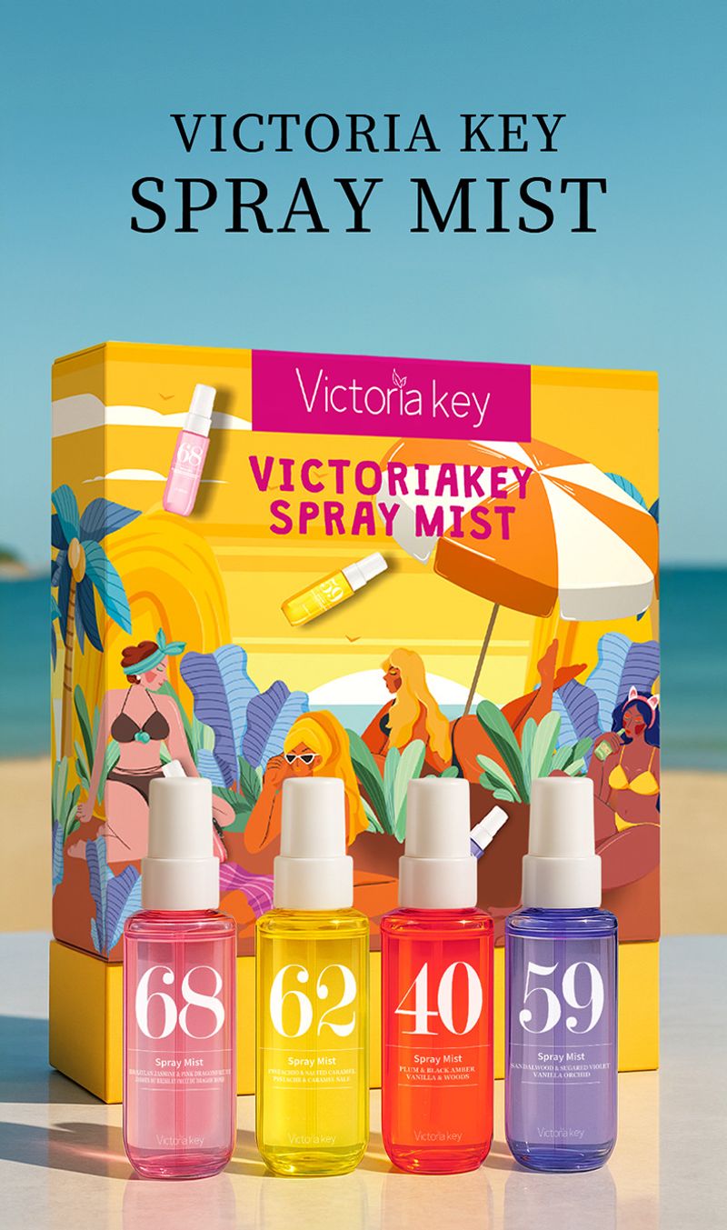 Beach Digital Perfume Set Hair Fragrance Body Spray Brazilian Rio Summer_voghion.com
