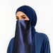 Solid Color Women's Headscarf - Breathable Sun Protection Face Towel (Dubai & Türkiye Style, Lightweight & Versatile)_voghion.com