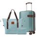 Luggage Sets 3 Piece Carry On Luggage 22x14x9 Airline Approved, Lightweight Hardshell ABS Suitcases With Wheels, 20 Inch, Blue_voghion.com