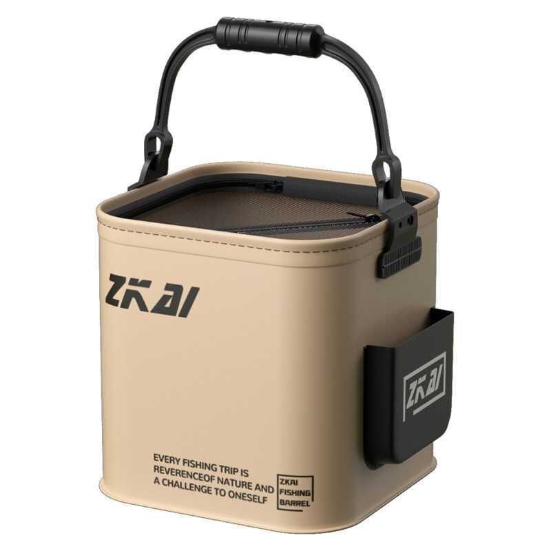 Collapsible Multi-Functional Water Fishing, Portable Wear-Resistant Handheld Bucket For Lure And Wild Fishing_voghion.com