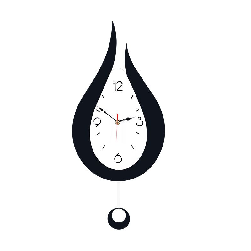 Living bedroom, children's room, acrylic swinging clock, decoration, fashionable wall hanging clock_voghion.com