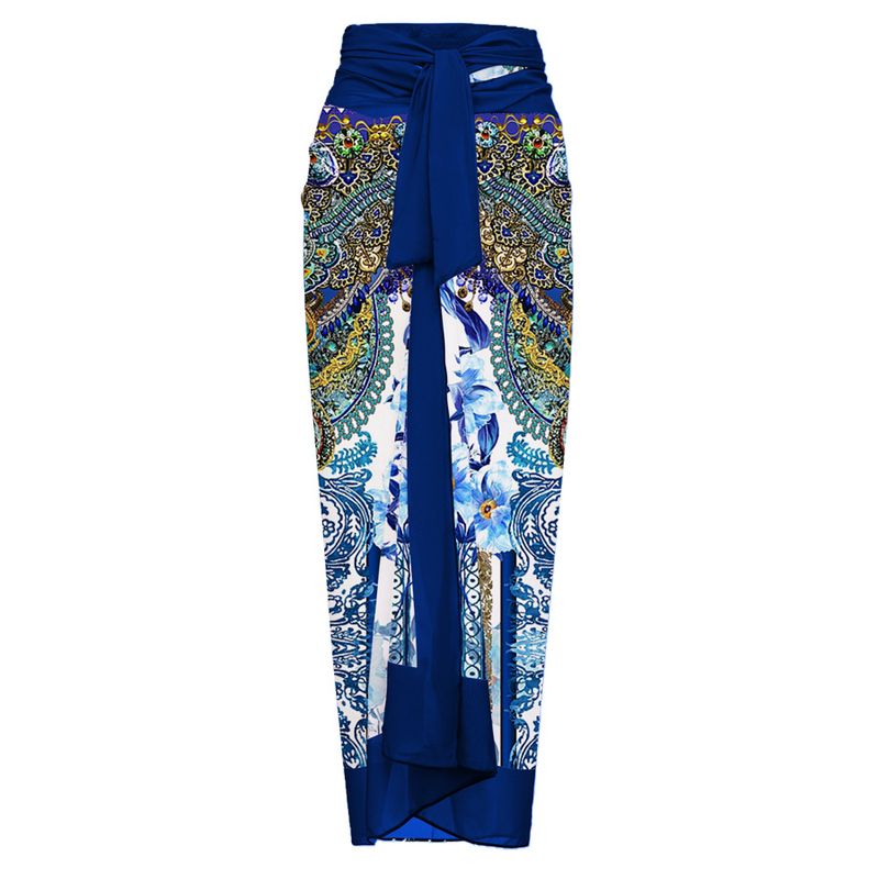 Dameskleding nieuw eendelig badpak 3D wit driedimensionale grote bloemendecoratie effen kleur sexy eendelig badpak_voghion.com