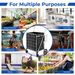 Folding Shopping Cart Portable Utility Grocery Cart 126L Capacity 150kg Load_voghion.com