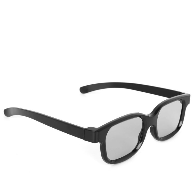 Polarized Passive Black H3 Stereo Glasses for TV Real D 3D Cinemas_voghion.com