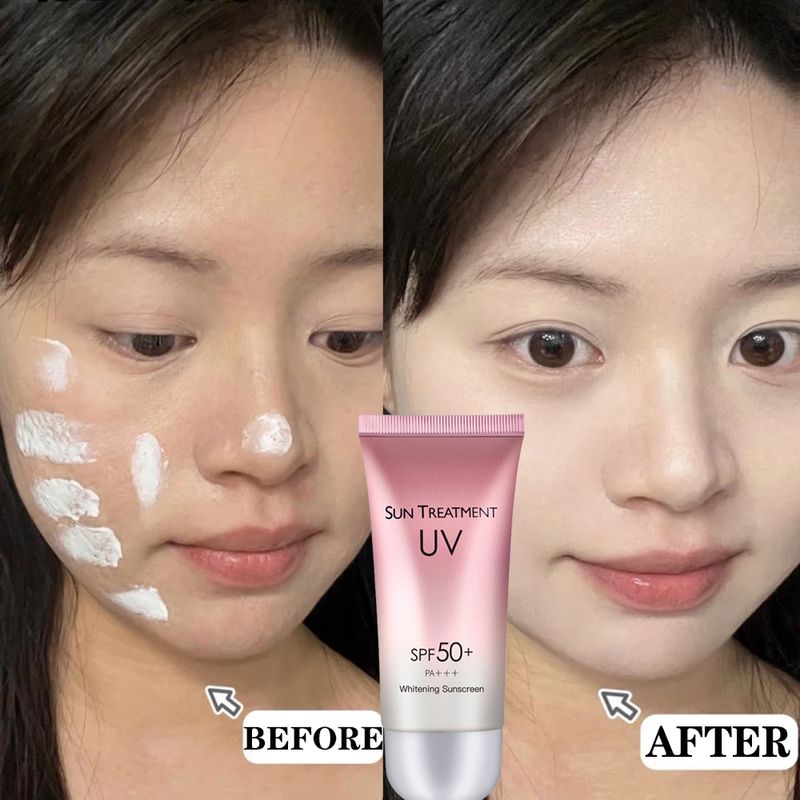 SPF50+Body Sunscreen SPF 50+Whitening Face Sunscreen Een licht en dun zonnescherm dat wordt gebruikt voor het bleken van de huidbescherming_voghion.com