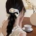 Fascia per capelli con fiocco in pizzo per ragazza francese, senso di fascia alta, temperamento, accessorio per fascia per capelli carino e dolce_voghion.com