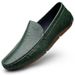 wangjia Wangjia Two-Layer Cowhide Men's Loafers Slip-On Lazy Sole Soft Surface Casual Daily Work Shoes_voghion.com