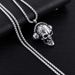 Retro Hip Hop Punk Roestvrijstalen Schedel Heren Rock Persoonlijkheid Lange Hanger Ketting Boho Halloween Ornament_voghion.com