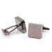 Schlichte quadratische Manschettenknöpfe aus Metall für Herren, französische Hemdmanschettenknöpfe_voghion.com