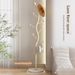 Cream Style Mesh Vertical Internet Celebrity Coat Floor-standing Clothes Simple Home Bedroom Bag Rack Living Room Marble_voghion.com