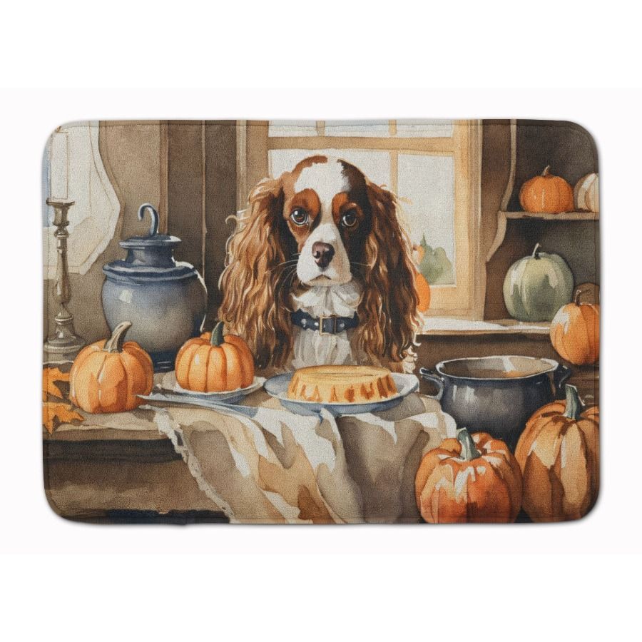 Cuscino da cucina in memory foam o per macchina Cavalier, antifatica, con motivo zucche autunnali, in schiuma, per cucina e bagno, lavabile_voghion.com